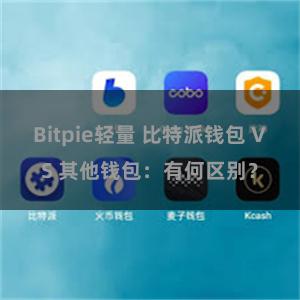 Bitpie轻量 比特派钱包 VS 其他钱包：有何区别？