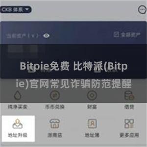 Bitpie免费 比特派(Bitpie)官网常见诈骗防范提醒