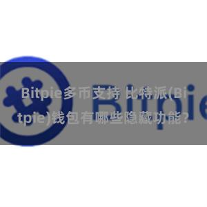 Bitpie多币支持 比特派(Bitpie)钱包有哪些隐藏功能？