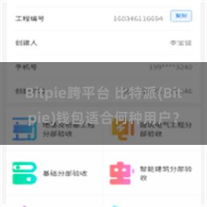 Bitpie跨平台 比特派(Bitpie)钱包适合何种用户？