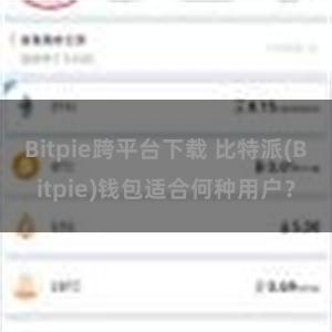 Bitpie跨平台下载 比特派(Bitpie)钱包适合何种用户？